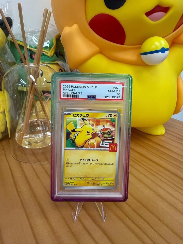 PSA Card Protect Case (Shining Green /Purple)