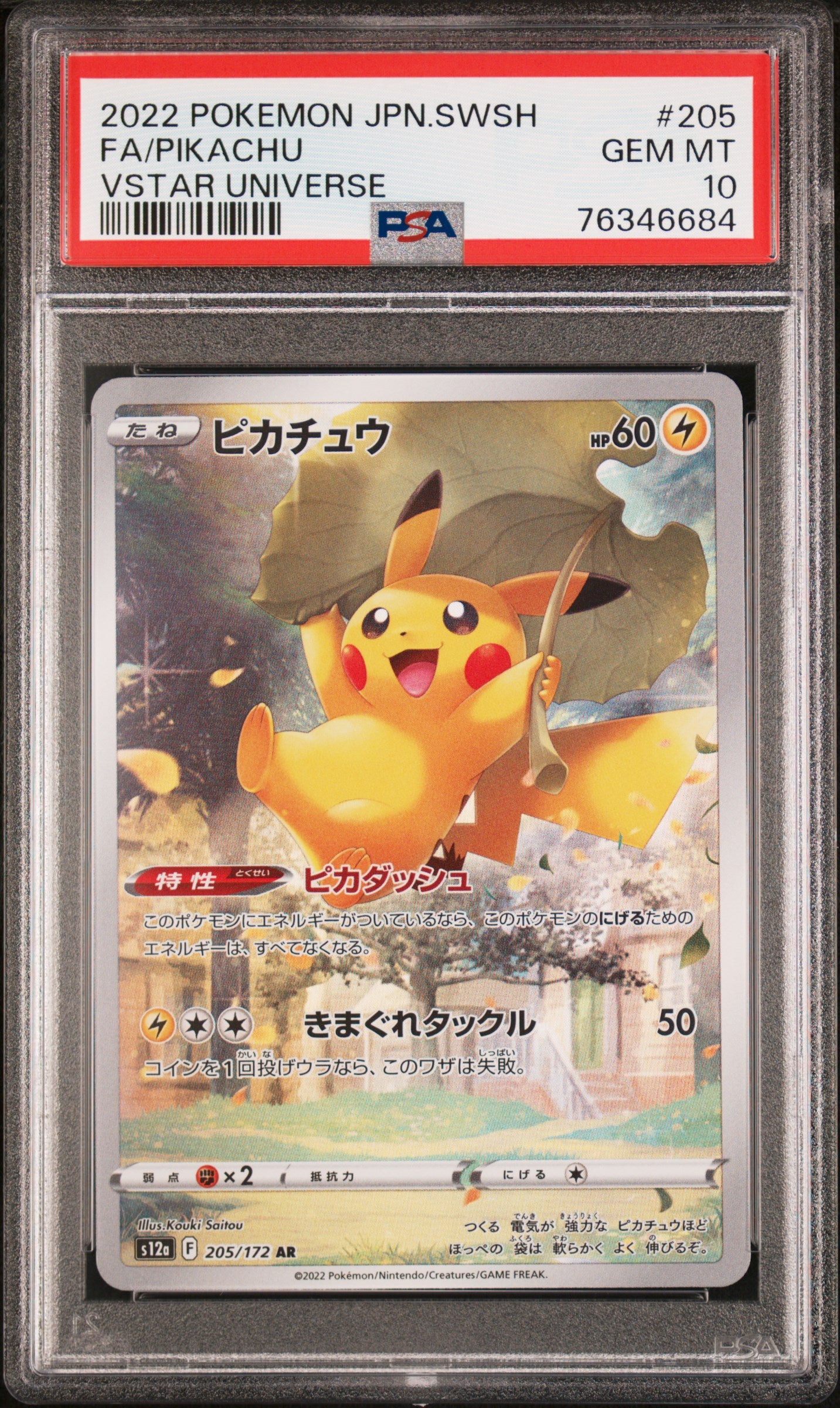 PSA 10 205/172 76346684