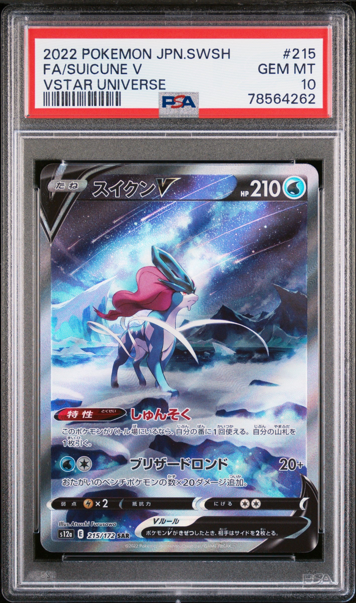 PSA 10 213,215,218/172 (Set 003) 78564261